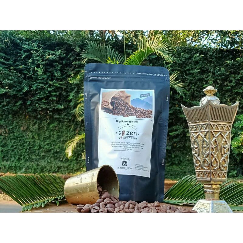 

Kopi robusta tempur jepara,Gozen(Gohwah zen), Peaberry(Kopi lanang) 250gram