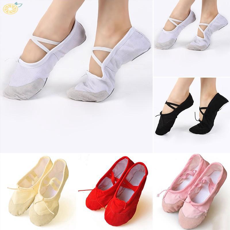  Sepatu Balet  Pointe Wanita Bahan Kanvas untuk Gym Shopee 