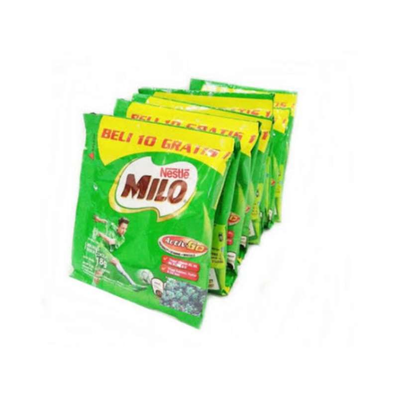 

milo sachet 10 bungkus 20gr