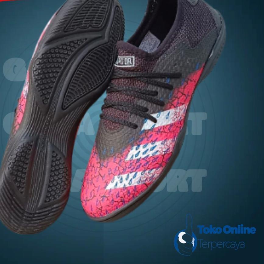 COD  1.1 Gada Sport - Sepatu Futsal Adidas Predator Hitam Pink [KODE 333]