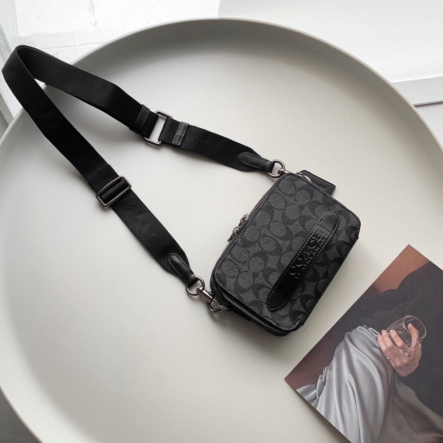 tas pria selempang CHARTER CROSSBODY IN SIGNATURE CANVAS 2610 3780 2609