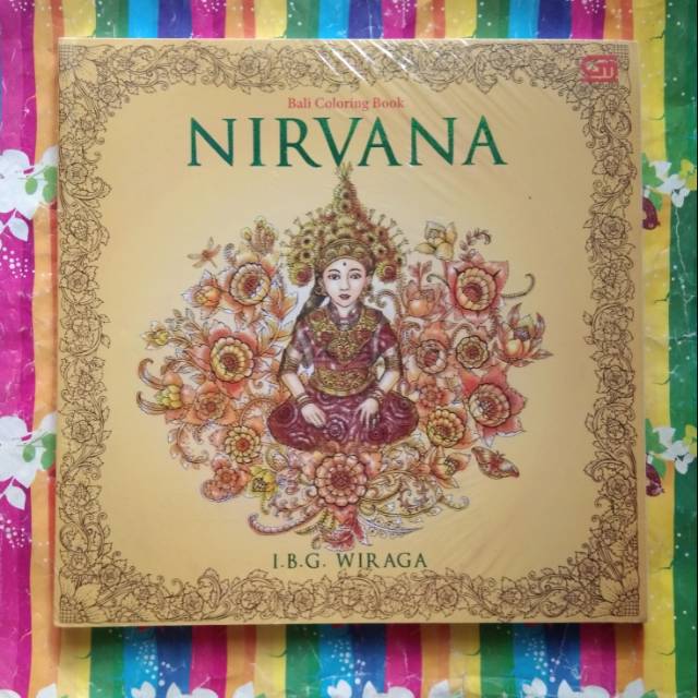 Buku Mewarnai untuk Dewasa Bali Coloring Book Nirvana