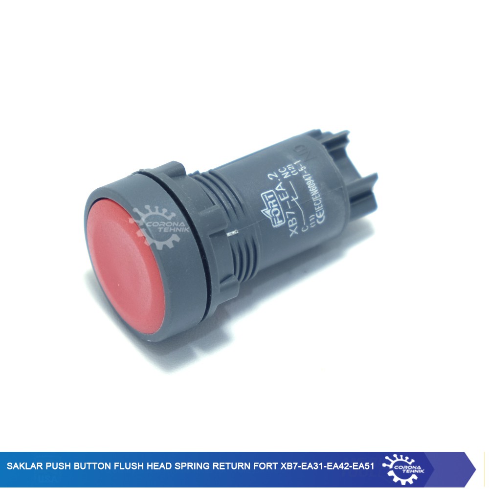 XB7 Saklar Push Button Flush Head - Spring Return Fort