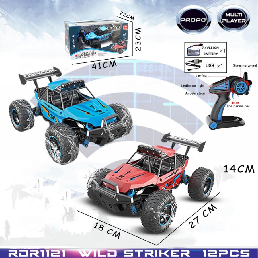 Kado anak Remot Kontrol RC Wild Striker Monster