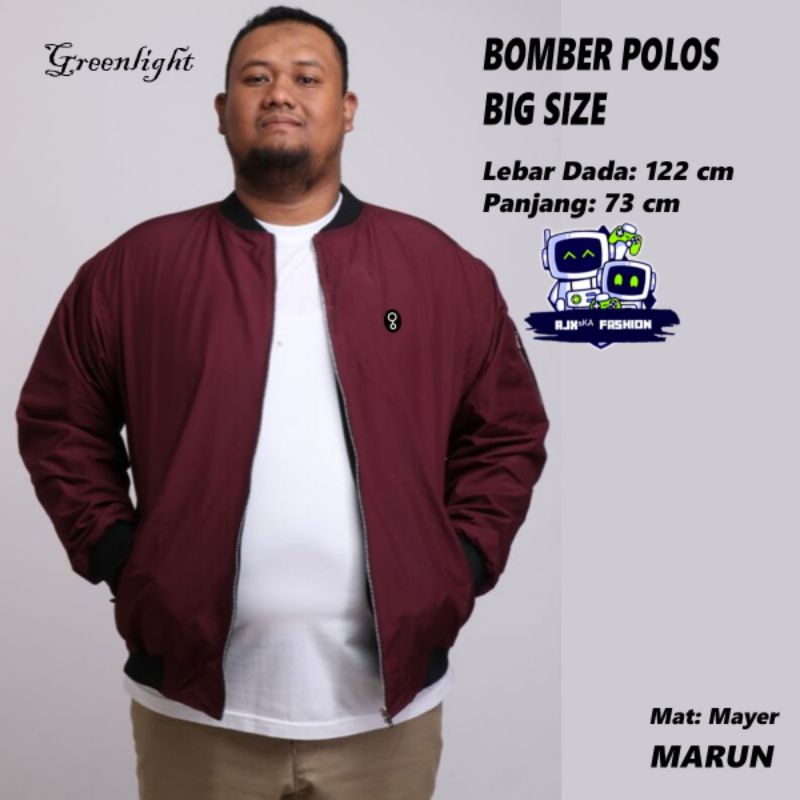 BOMBER BIG SIZE GREENLIGHT / BOMBER XXL / BOMBER JUMBO / JAKET JUMBO / BOMBER PRIA / BOMBER MURAH