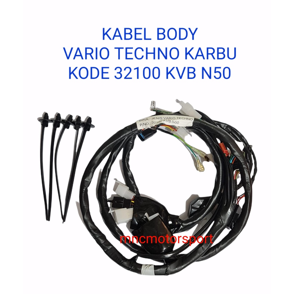 KABEL BODY VARIO 110 TECHNO KARBU KODE 32100 KVB N50