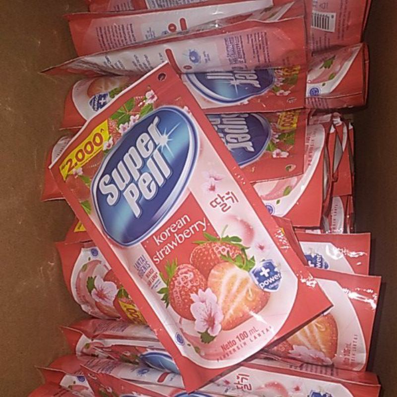 Super Pell Strawberry atau lemon