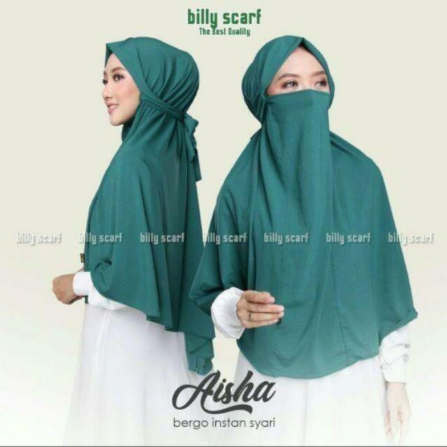 HIJAB ANTI CORONA BERGO NON PET JUMBO MASKER INSTAN JERSEY PREMIUM
