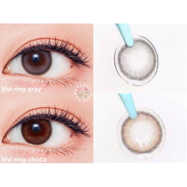 Vivi ring choco softlens original korea