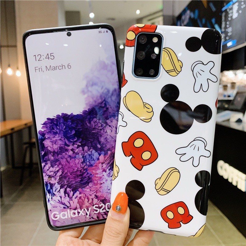 Mickey Mouse Case With Matching Popsocket Samsun Note 8 9S10 S10+ S20 S20+ S20 Ultra Note 20