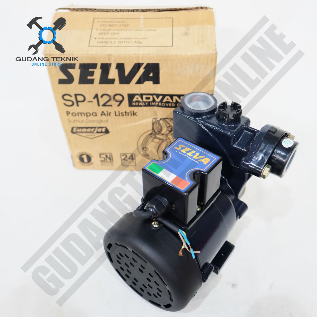 Pompa Air LISTRIK SELVA SP128 SP129 / Water Pump Pompa Air Listrik Selva SP 128 SP 129