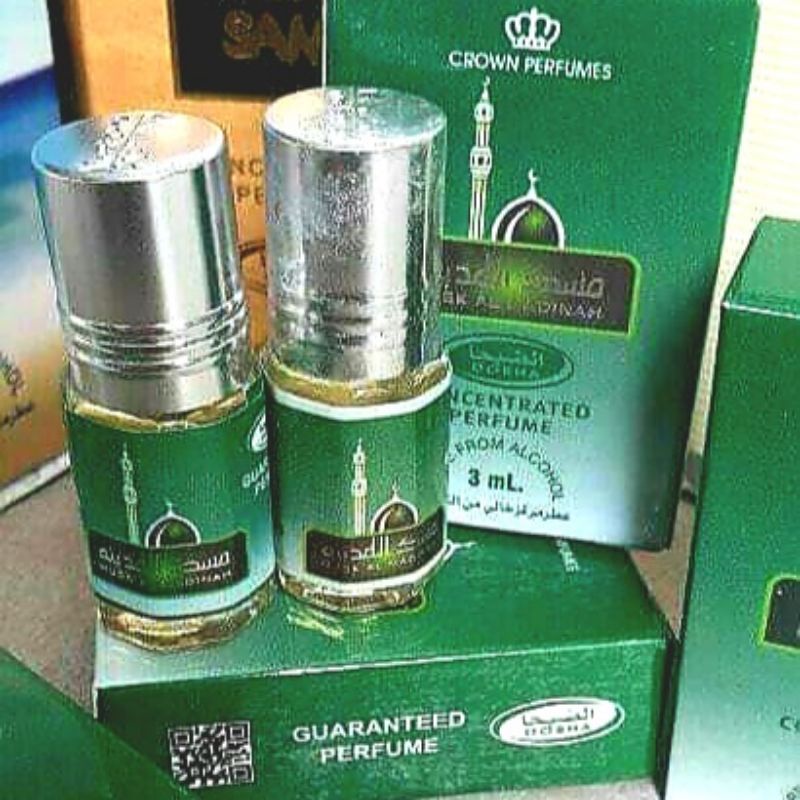 MUSK AL MADINAH Parfum DOBHA Kemasan 3ml Roll On Non Alkohol