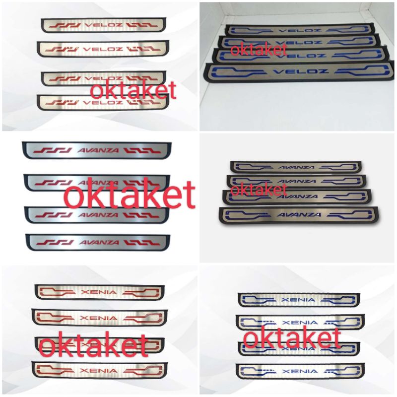 sillplate samping Avanza Xenia Veloz new 2021 2022 Stainless