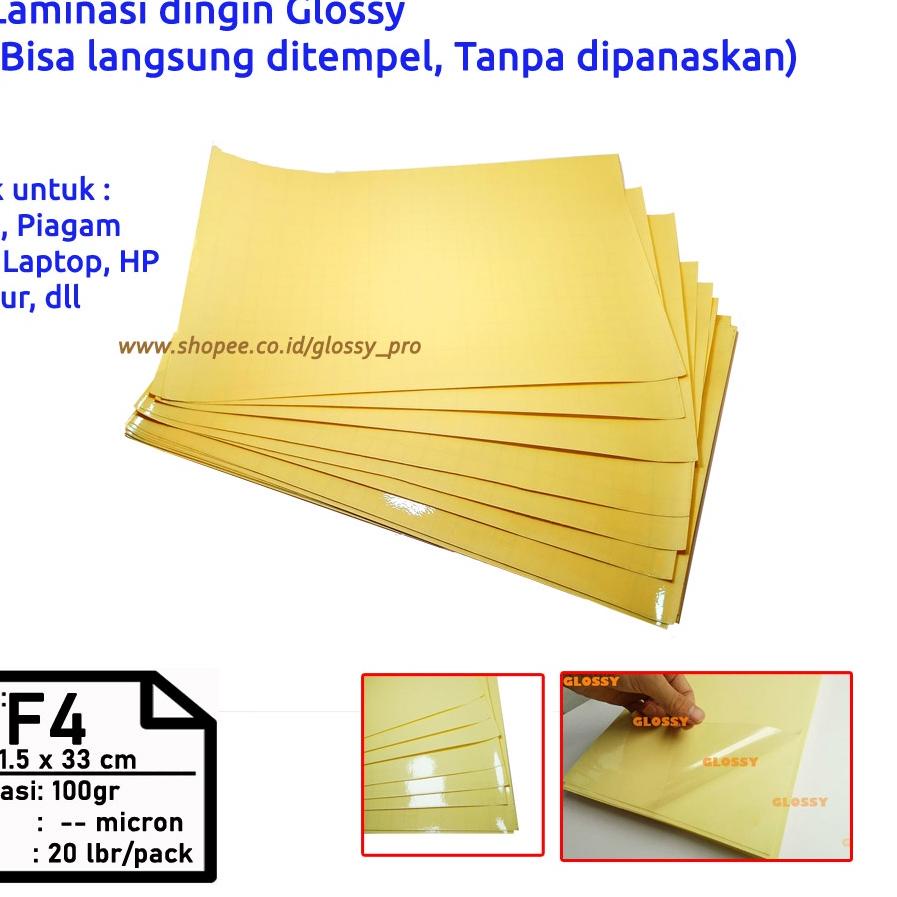 

Terbaru - LAMINASI GLOSSY F4 / FOLIO