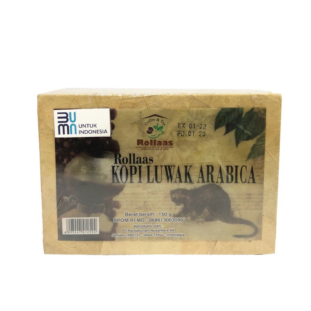 

Kopi Rolas Luwak Arabika 150 gr - Original