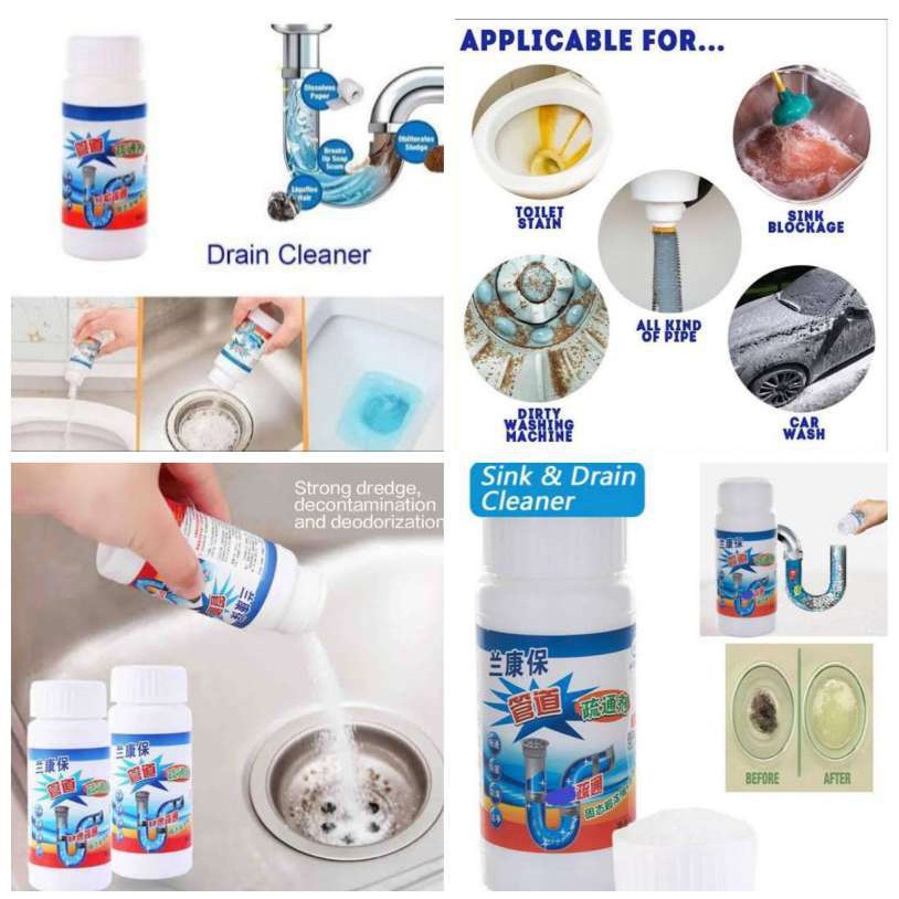 # HJ # Bubuk Anti Sumbat Saluran Pipa / Pembersih Pipa Toilet mampet / wastafel tersumbat pelancar toilet Dredging Agent Cleaner