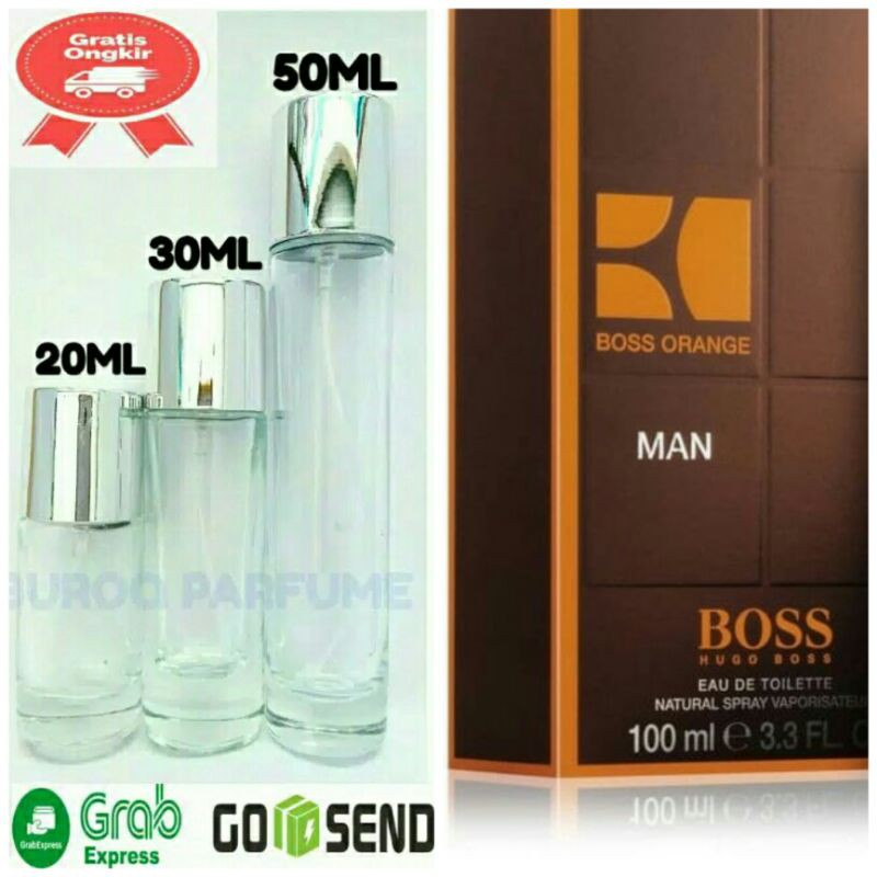 PARFUM BOSS ORANGE MEN PARFUME  PRIA WANGI SEGAR HALUS BUAH JERUK SEDIKIT MANIS -INSPIRED