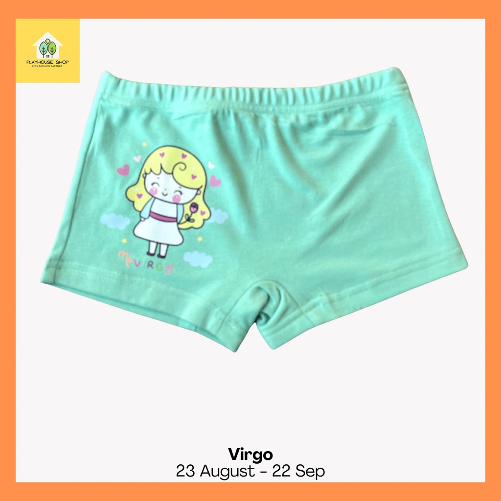 Celana Pendek Pop Boxer Anak Perempuan 6 -12 Tahun M L XL