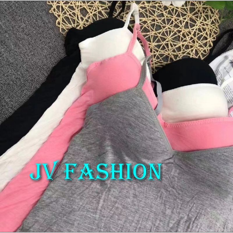 PUSH UP BRA TANK TOP KOREAN STYLE, BAHAN SPANDEX-Random
