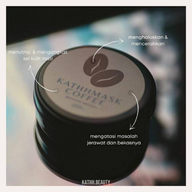 (RESELLER RESMI) Kathh Mask Coffee by KATHH BEAUTY