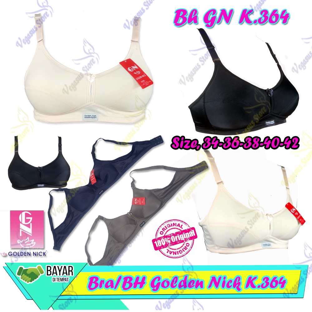 Bra Sport Golden Nick - BH Golden Nick K364/BH Sport Tanpa Kawat -Vegasus Store (COD)