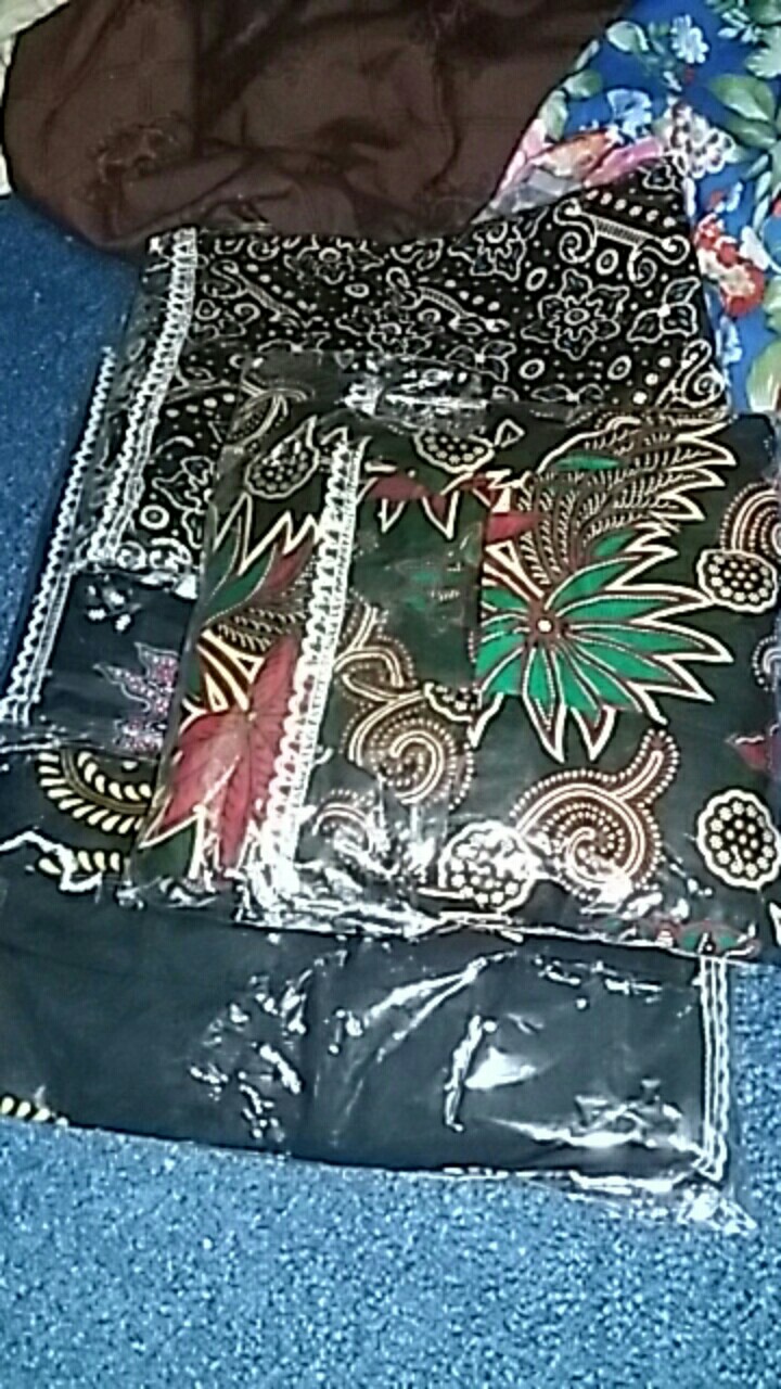 Gamis Batik Jawi Modern Rit Resleting Depan Bahan Katun Primisima Adem Dan Tebal 0115/1622