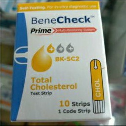 Strip kolesterol benecheck prime 10 strip / Strip gula darah benecheck prime  25 strip / Strip asam urat benecheck prime  25 strip