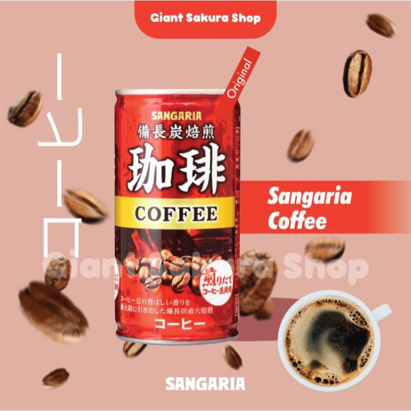 

Sangaria Charcoal Coffee Drink / kopi jepang / kopi impor / kopi / minuman jepang / minuman impor