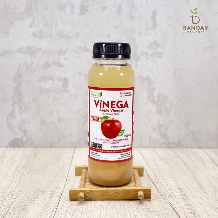 

(BISA COD) Vinega Apple Vinegar 250ml / Cuka Apel Alami - Dehealth Supplies
