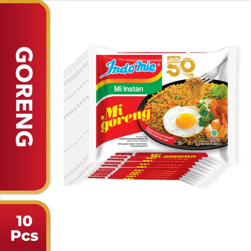 

Indomie Goreng 10 Pcs