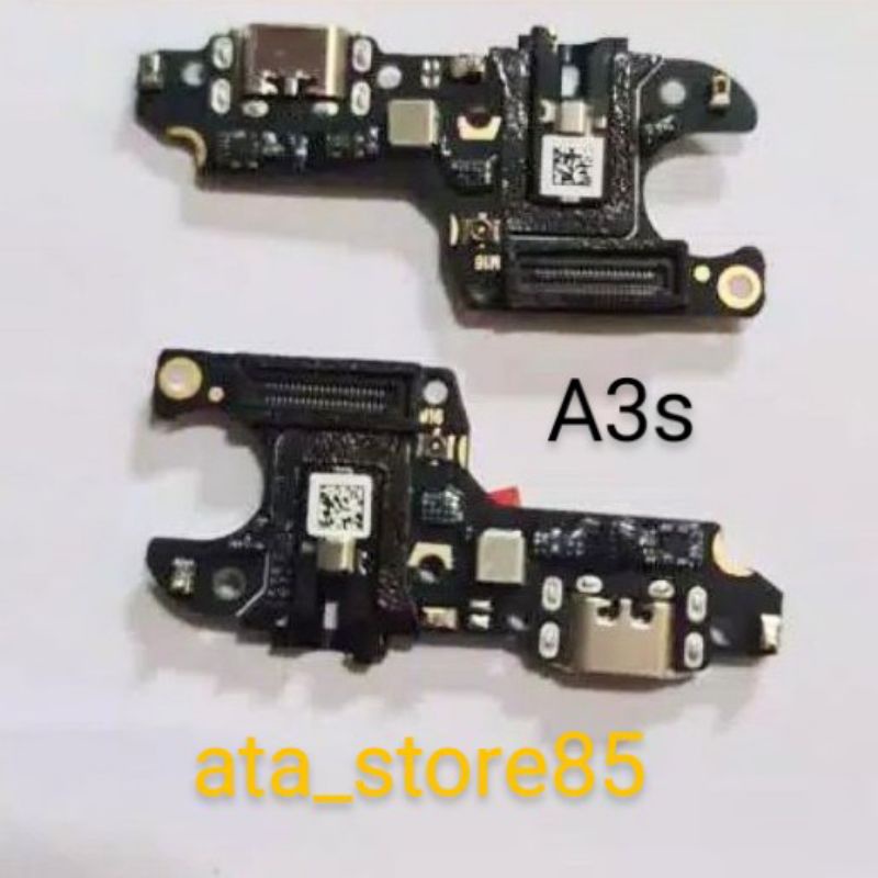 Papan Carger OPPO A3S Board UI+ Connector Charger Board Konektor Cas Flexible Flexibel Carger Original