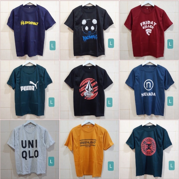 (KODIAN) PAKET HEMAT ISI 20 PCS KAOS PRIA BERGAMBAR / KAOS MURAH / MOTIF TERLARIS / BAJU DEWASA