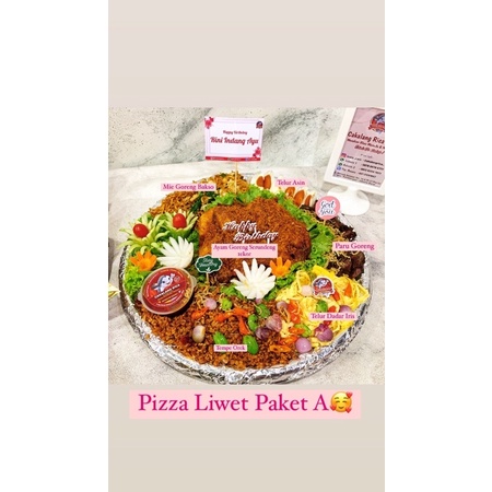 

pizza Nasi Liwet/Nasi Kuning/Nasi Putih