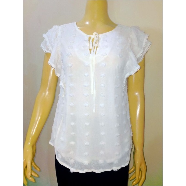 BLOUSE MOTIF RUBIAH BRANDED TERMURAH