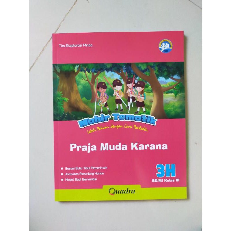 ORI satu paket buku mahir tematik K13 Quadra kelas 3 EFGH semester 2