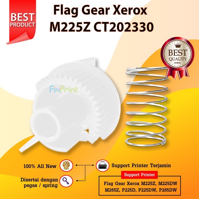 Flag Gear Xerox M225 M225DW M225Z , Reset Gear Printer Xerox P265 P265DW P265Z
