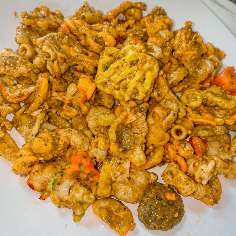 

basreng & kerupuk bumbu kacang Ter enak