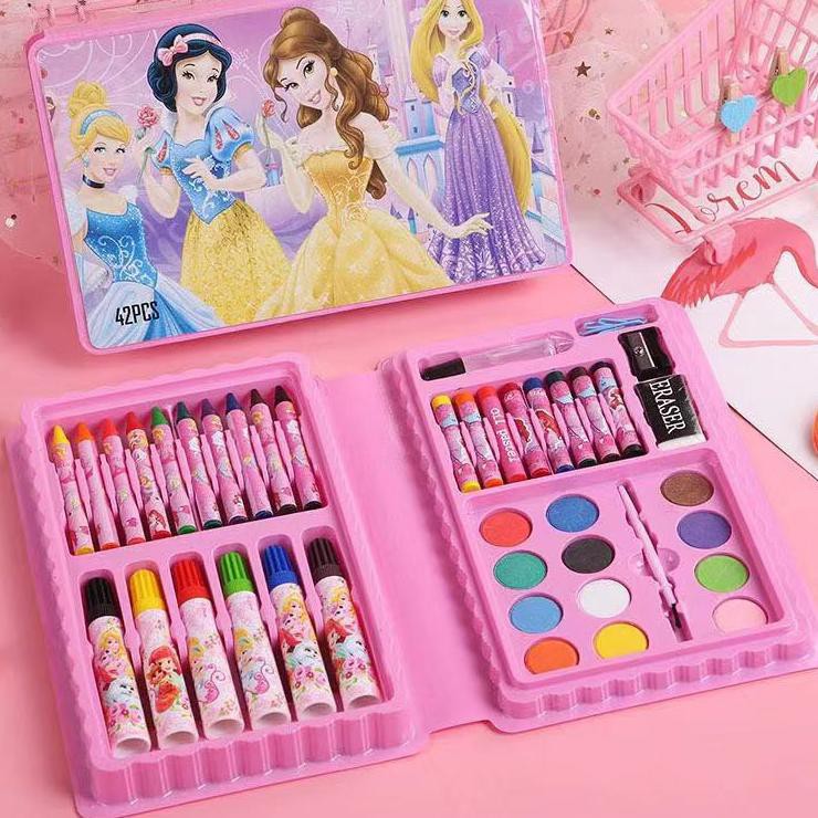 

Best Product 9GI7J Crayon 42 set alat melukis 42 warna mewarnai tulis menggambar anak hadiah lengkap