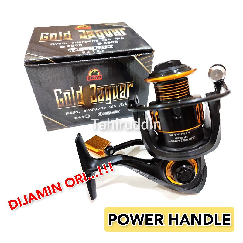 REEL POWER HANDLE SWAN GOLD JAGUAR