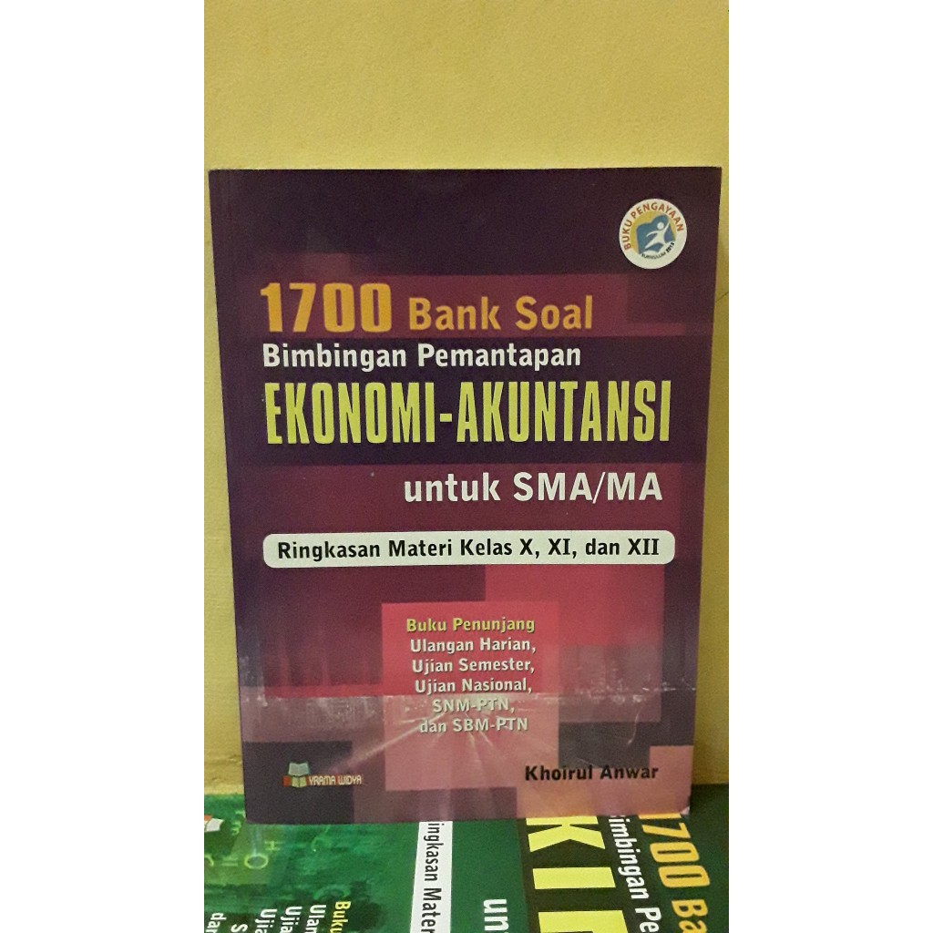 Buku Soal SMA 1700 Bank Soal Bintap EKONOMI u/ SMA/MA Pengayaan