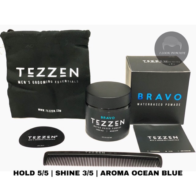 TEZZEN POMADE BRAVO ALPHA WATERBASED SUDAH BPOM FREE SISIR POUCH DLL