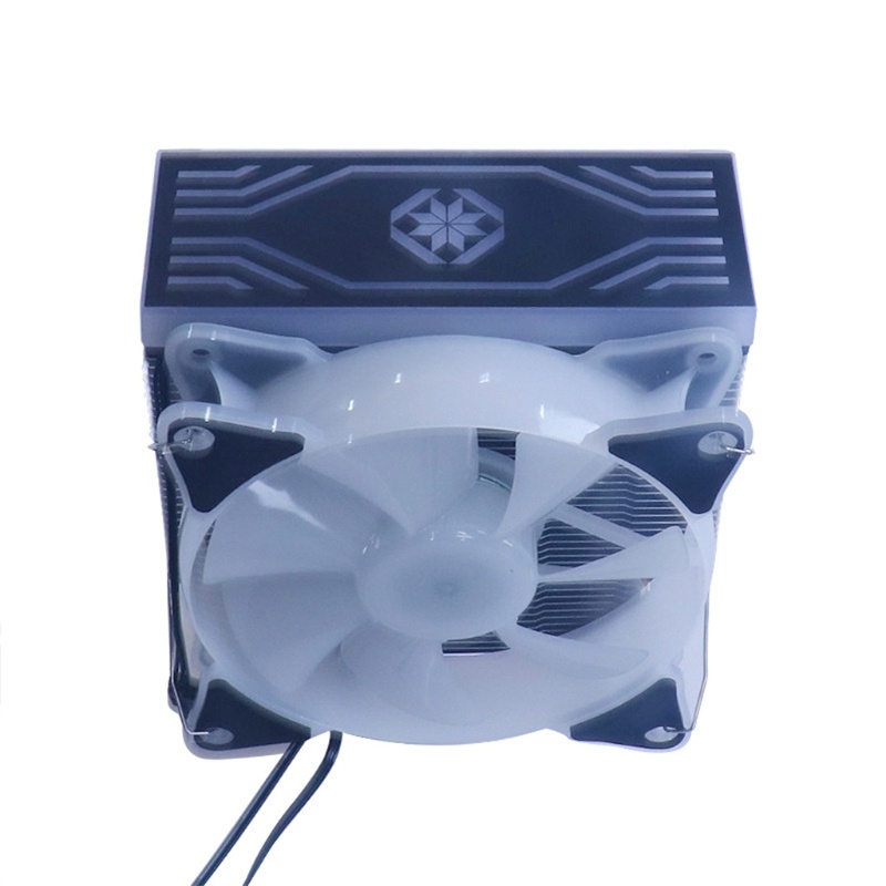 Bt CPU Radiator Sangat Tenang Untuk Case Fan 4pipa Panas Silent PC Cooling Pendingin 12V-