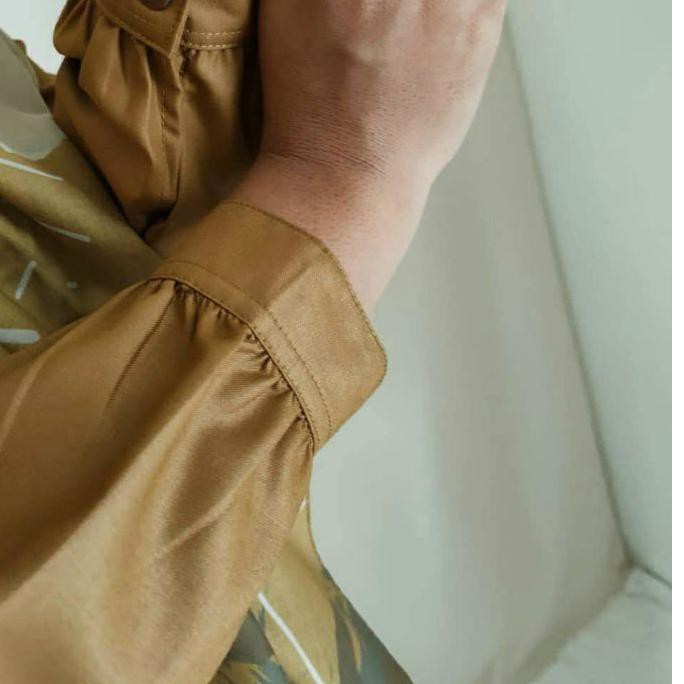 TERBARU ⁂ gamis seragam pns/warna khaki/gamis kerja/gamis toyobo fodu''