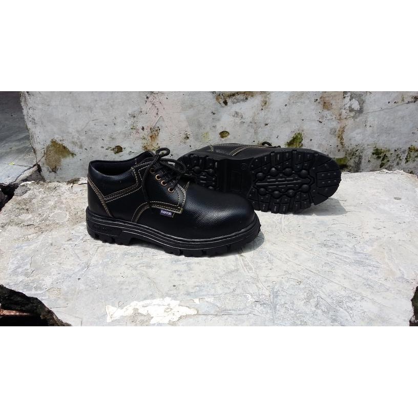 Sepatu Safety Raptor Black Ptl size 38 s/d 43