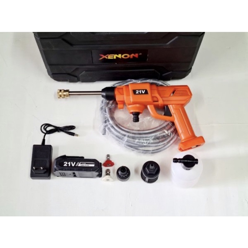 XENON HPW2160 CORDLESS 21VOLT JET CLEANER CUCI AC MOTOR MOBIL DLL