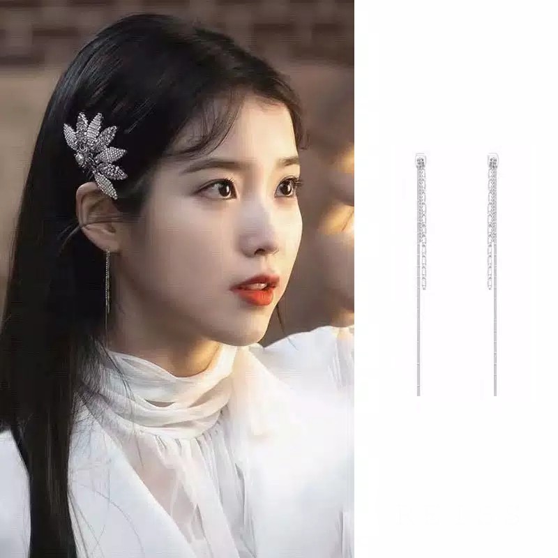 TEE0487 - Anting TUSUK Tindik Wanita Kdrama Korea Hotel Del Luna IU