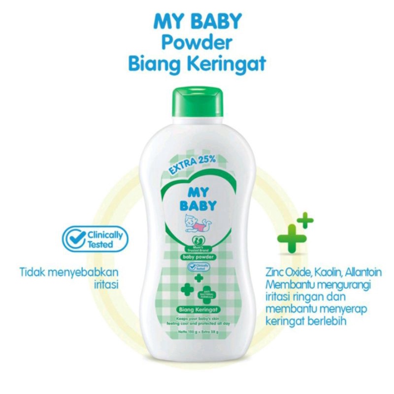 My Baby Baby Powder 50g / Bedak Bayi My Baby POWDER 50G MY BABY