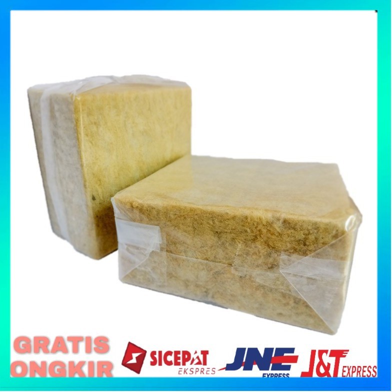 MEDIA TANAM HIDROPONIK ROCKWOOL HYDROPONIK ALAT HIDROPONIK ALAT BERTANAM ROKWOL