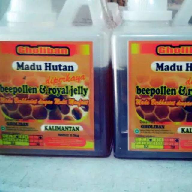 

Madu Hutan Kalimantan Gholiban 500 Gr Diperkaya Beepolen Dan Royal Jelly
