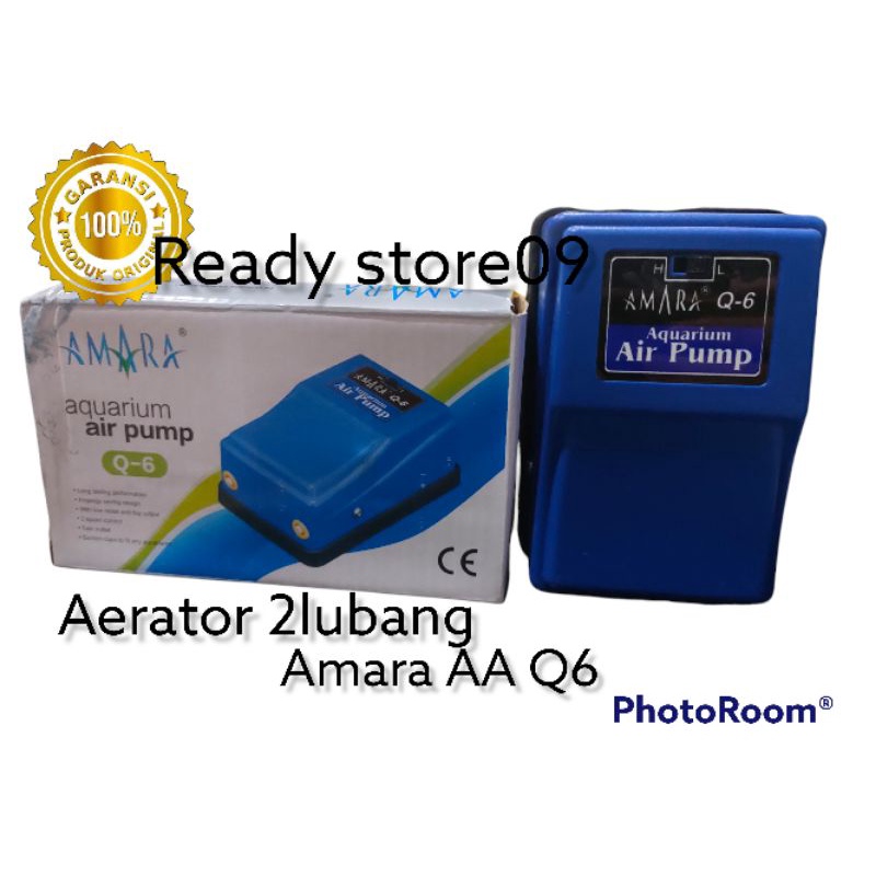 Amara Q6 /Amara Q-6 / airpump/ pompa udara / aerator 2lubang